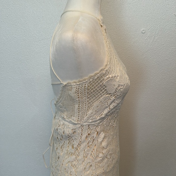 SPELL Casablanca Halter Gown in Off White - Picture 11 of 14